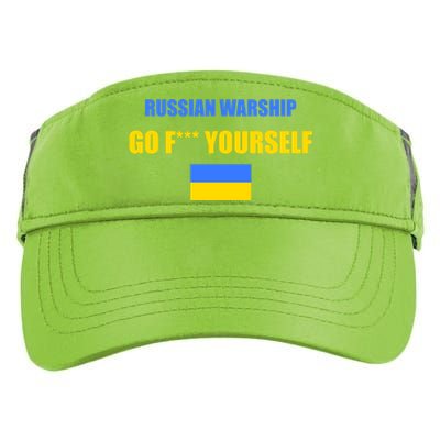 Russian Warship Go F Yourself Ukraine Support Strong Peace Adult Drive Performance Visor