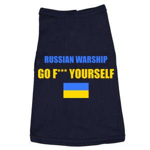 Russian Warship Go F Yourself Ukraine Support Strong Peace Doggie Tank