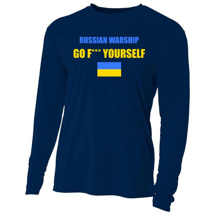 Russian Warship Go F Yourself Ukraine Support Strong Peace Cooling Performance Long Sleeve Crew