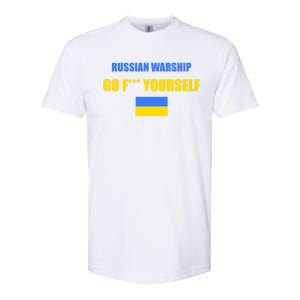 Russian Warship Go F Yourself Ukraine Support Strong Peace Softstyle CVC T-Shirt