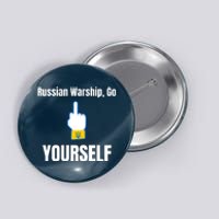 Russian Warship Go F**K Yourself Middle Finger Ukraine Button