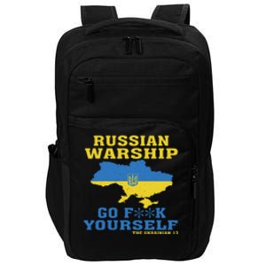 Russian Warship Go F Yourself Impact Tech Backpack