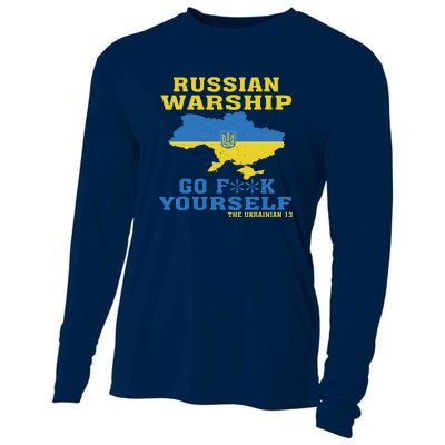 Russian Warship Go F Yourself Cooling Performance Long Sleeve Crew