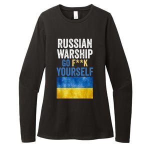 Russian Warship Go F Yourself, Russian Warship Go Fuck Yourself Womens CVC Long Sleeve Shirt