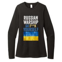 Russian Warship Go F Yourself, Russian Warship Go Fuck Yourself Womens CVC Long Sleeve Shirt