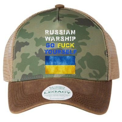 Russian Warship Go F Yourself Legacy Tie Dye Trucker Hat