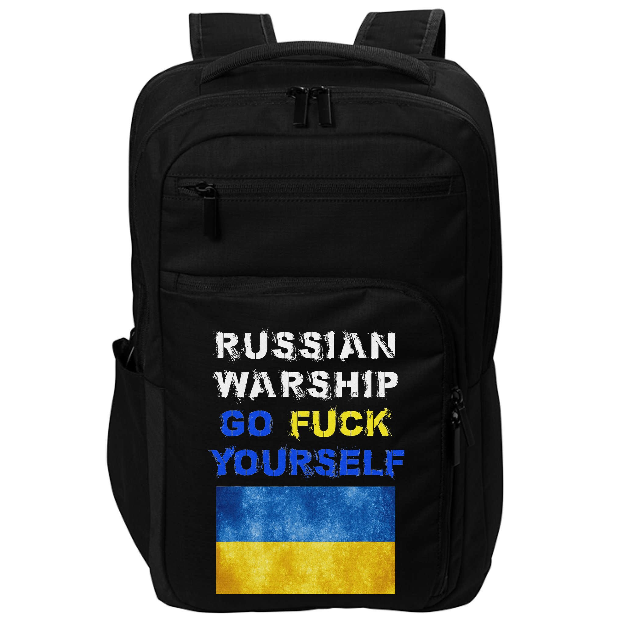 Russian Warship Go F Yourself Impact Tech Backpack