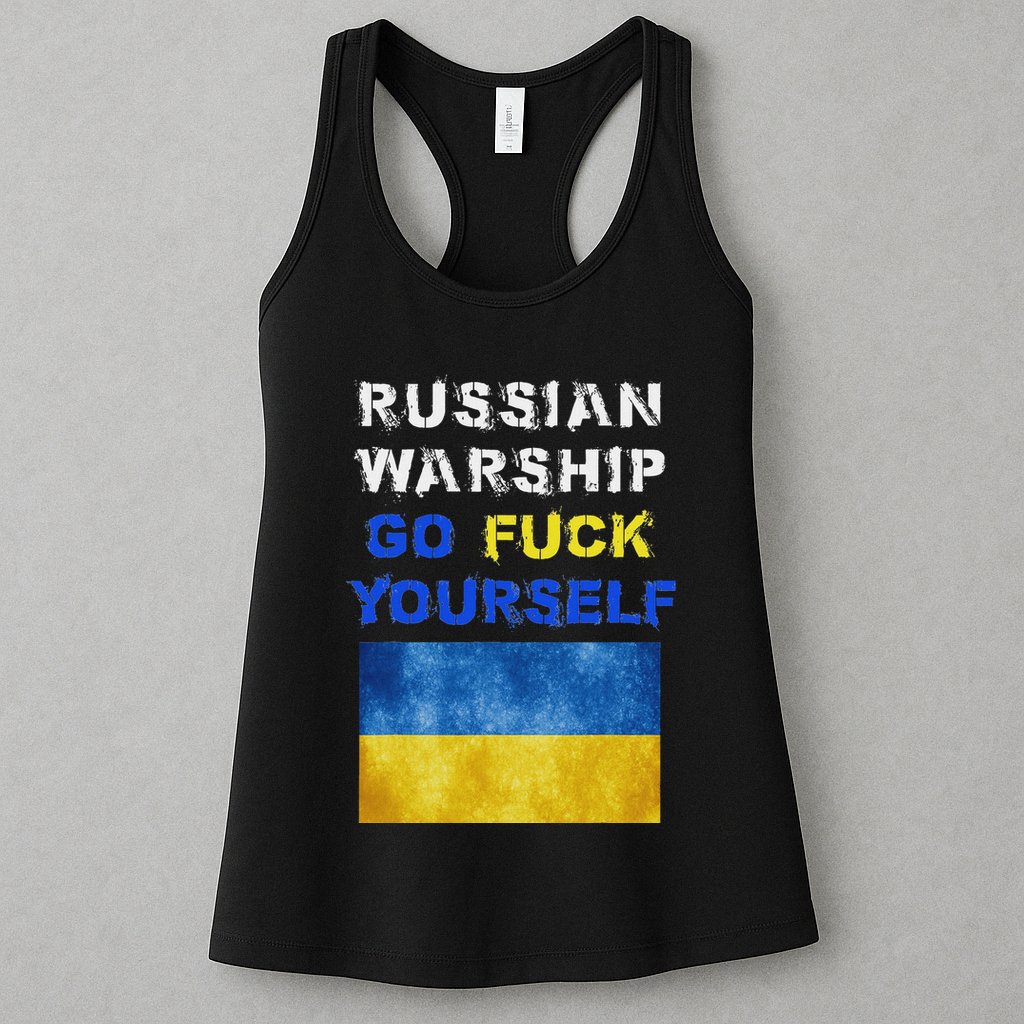 Russian Warship Go F Yourself Womens Tank Top