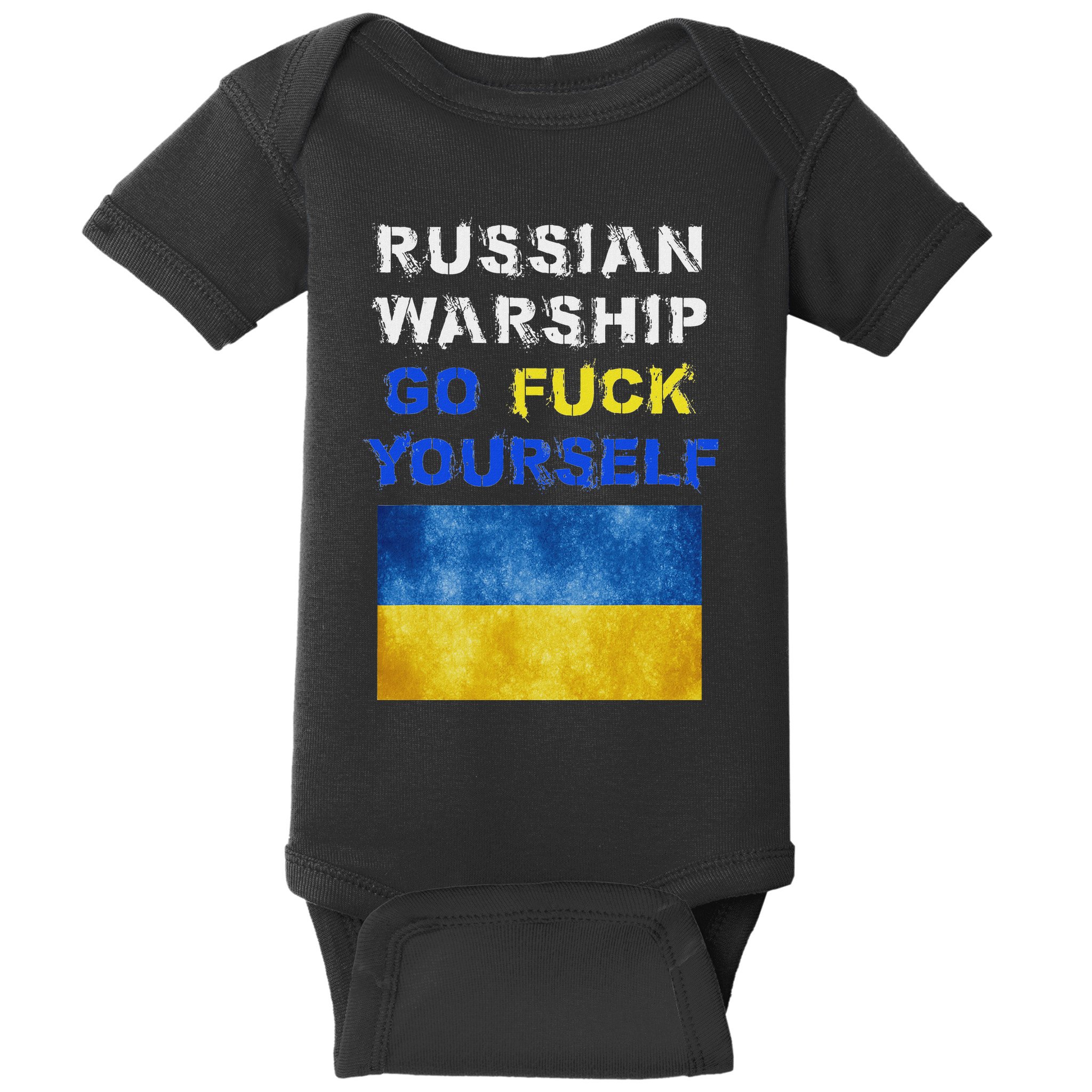 Russian Warship Go F Yourself Baby Bodysuit