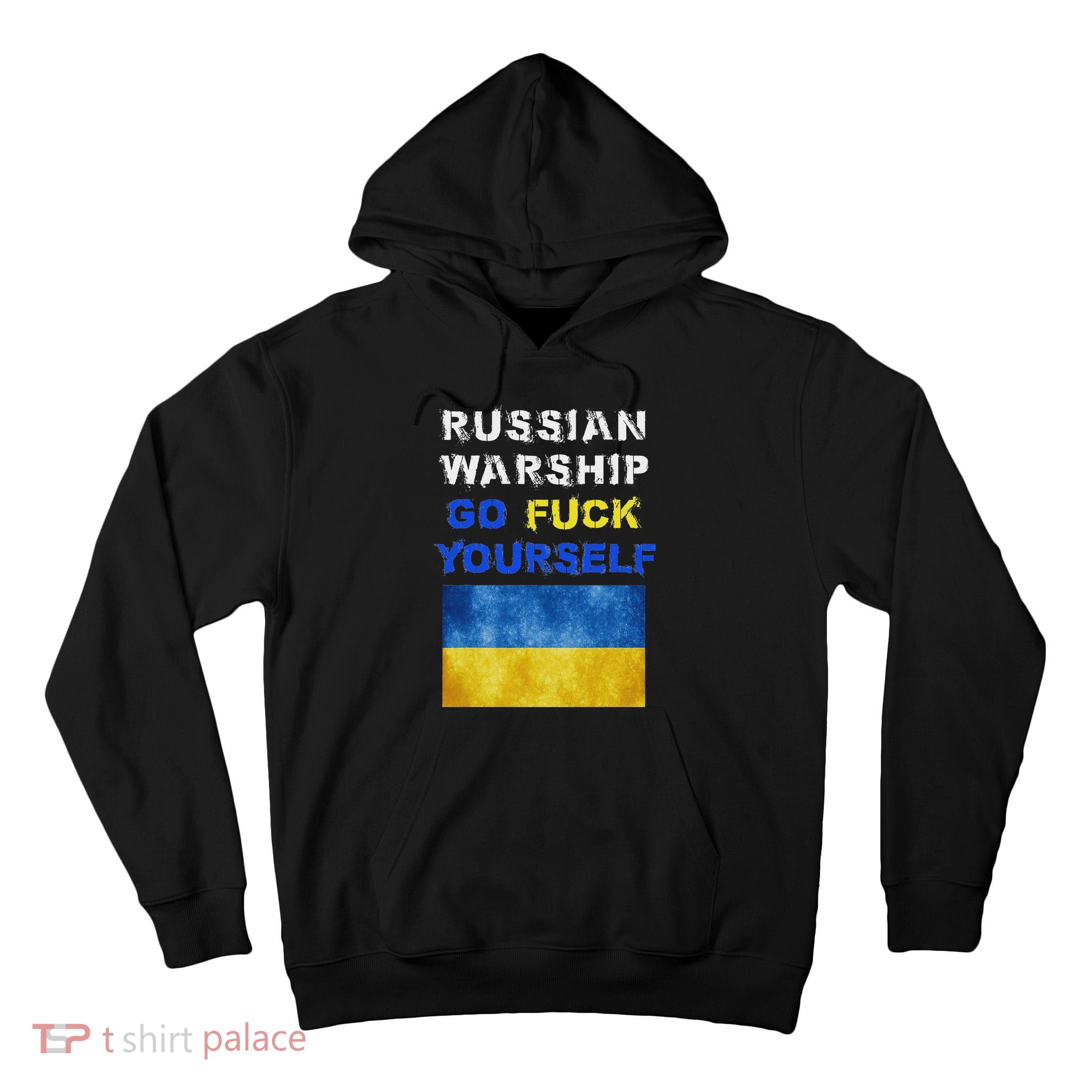 Russian Warship Go F Yourself Tall Hoodie