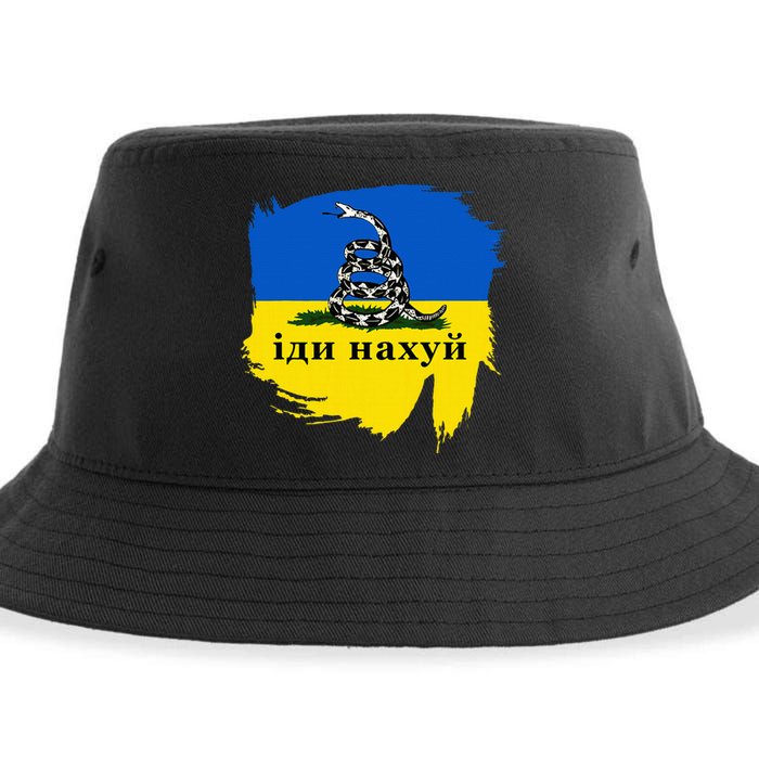 Russian Warship Go F Yourself Sustainable Bucket Hat