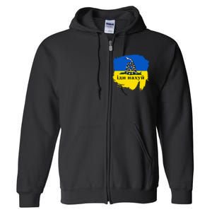 Russian Warship Go F Yourself Full Zip Hoodie