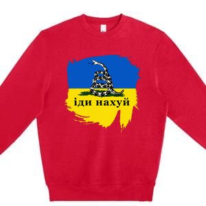 Russian Warship Go F Yourself Premium Crewneck Sweatshirt