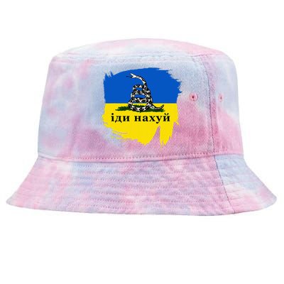 Russian Warship Go F Yourself Tie-Dyed Bucket Hat