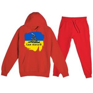 Russian Warship Go F Yourself Premium Hooded Sweatsuit Set