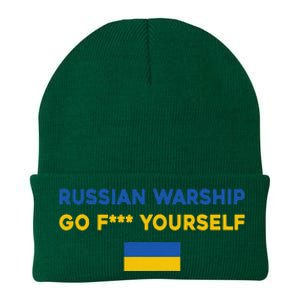 Russian Warship Go F Yourself Knit Cap Winter Beanie