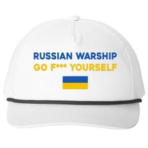 Russian Warship Go F Yourself Snapback Five-Panel Rope Hat