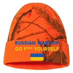 Russian Warship Go F Yourself Kati Licensed 12" Camo Beanie