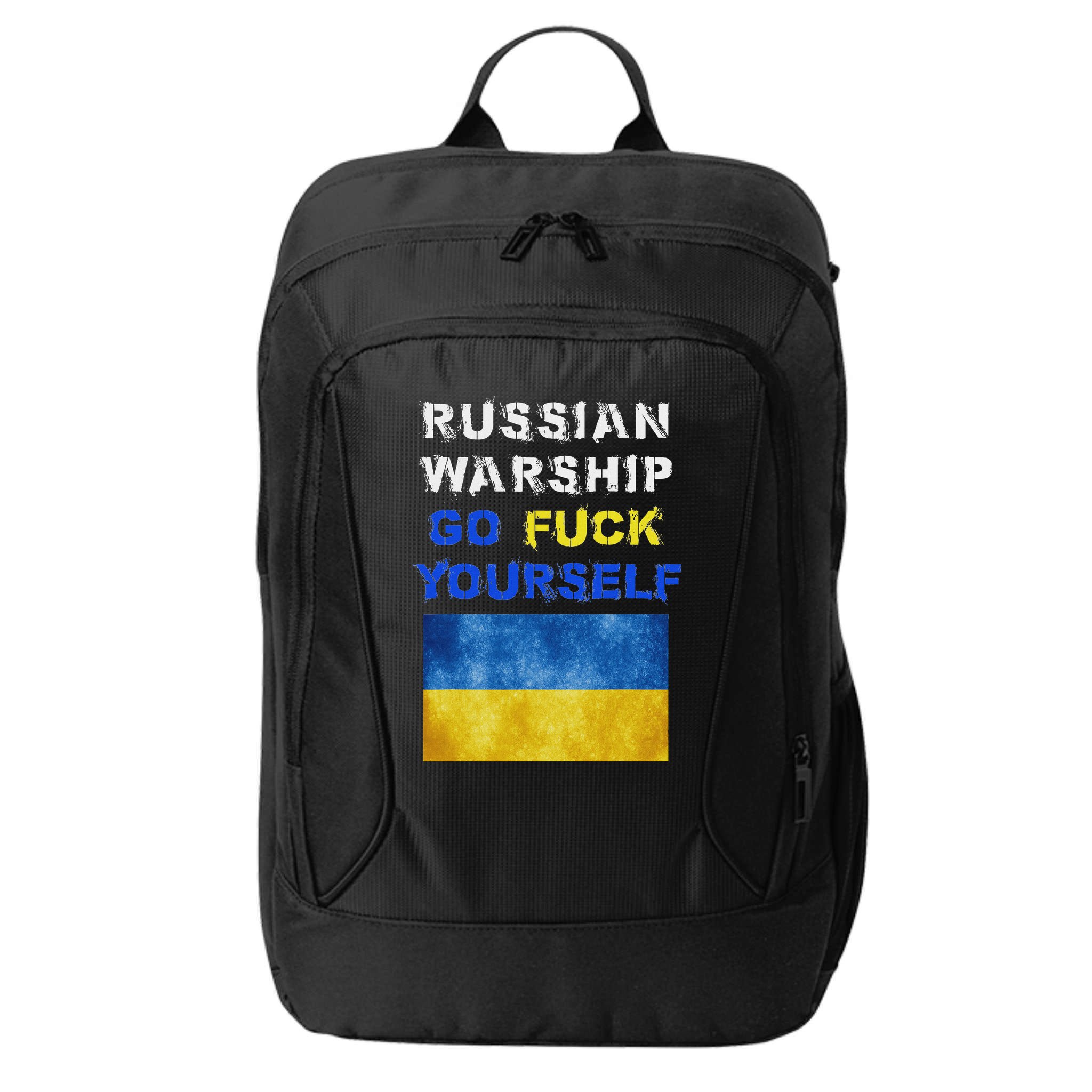 Russian Warship Go F Yourself City Backpack