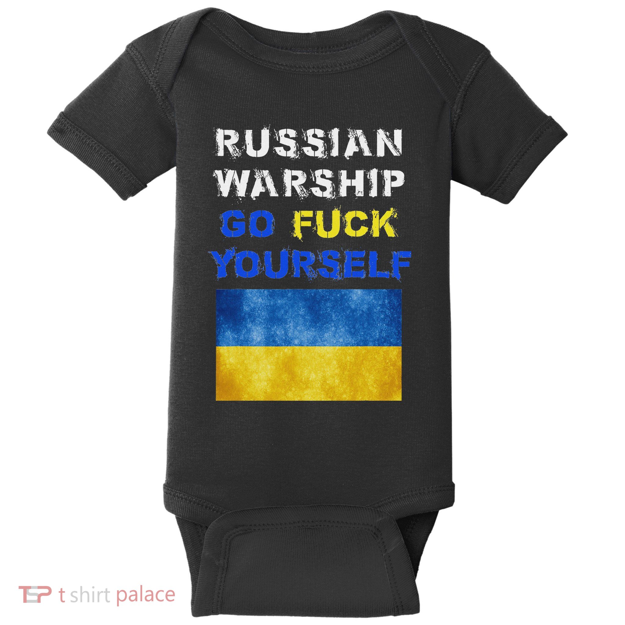 Russian Warship Go F Yourself Baby Bodysuit