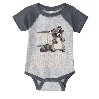 Raccoon Whisperer Gift Funny Racoon Infant Baby Jersey Bodysuit