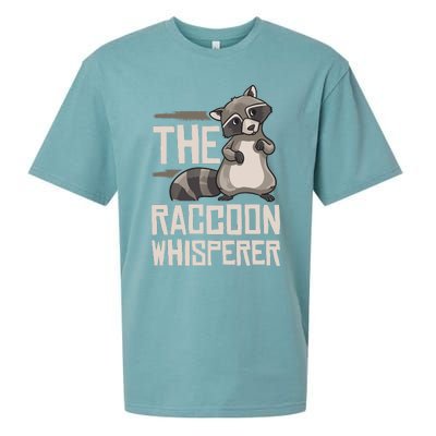 Raccoon Whisperer Gift Funny Racoon Sueded Cloud Jersey T-Shirt