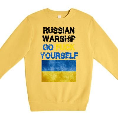 Russian Warship Go Fuck Yourself Premium Crewneck Sweatshirt