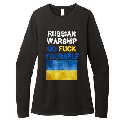 Russian Warship Go Fuck Yourself Womens CVC Long Sleeve Shirt