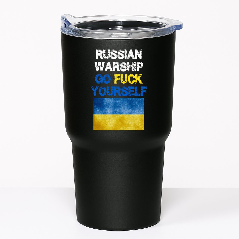 Russian Warship Go Fuck Yourself Tumbler