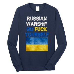 Russian Warship Go Fuck Yourself Long Sleeve Shirt