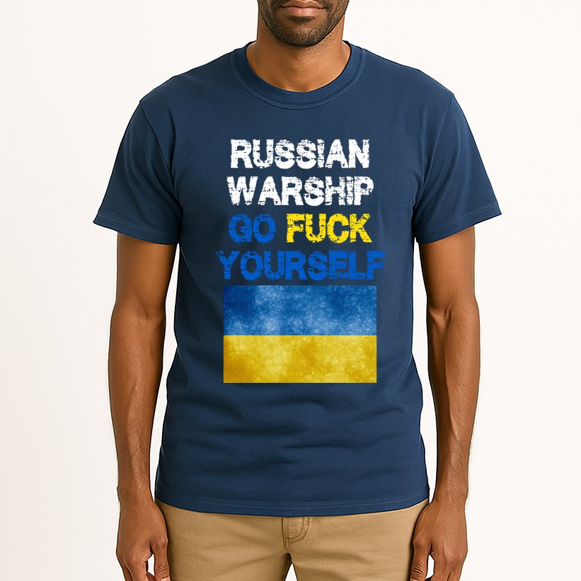 Russian Warship Go Fuck Yourself Tall T-Shirt