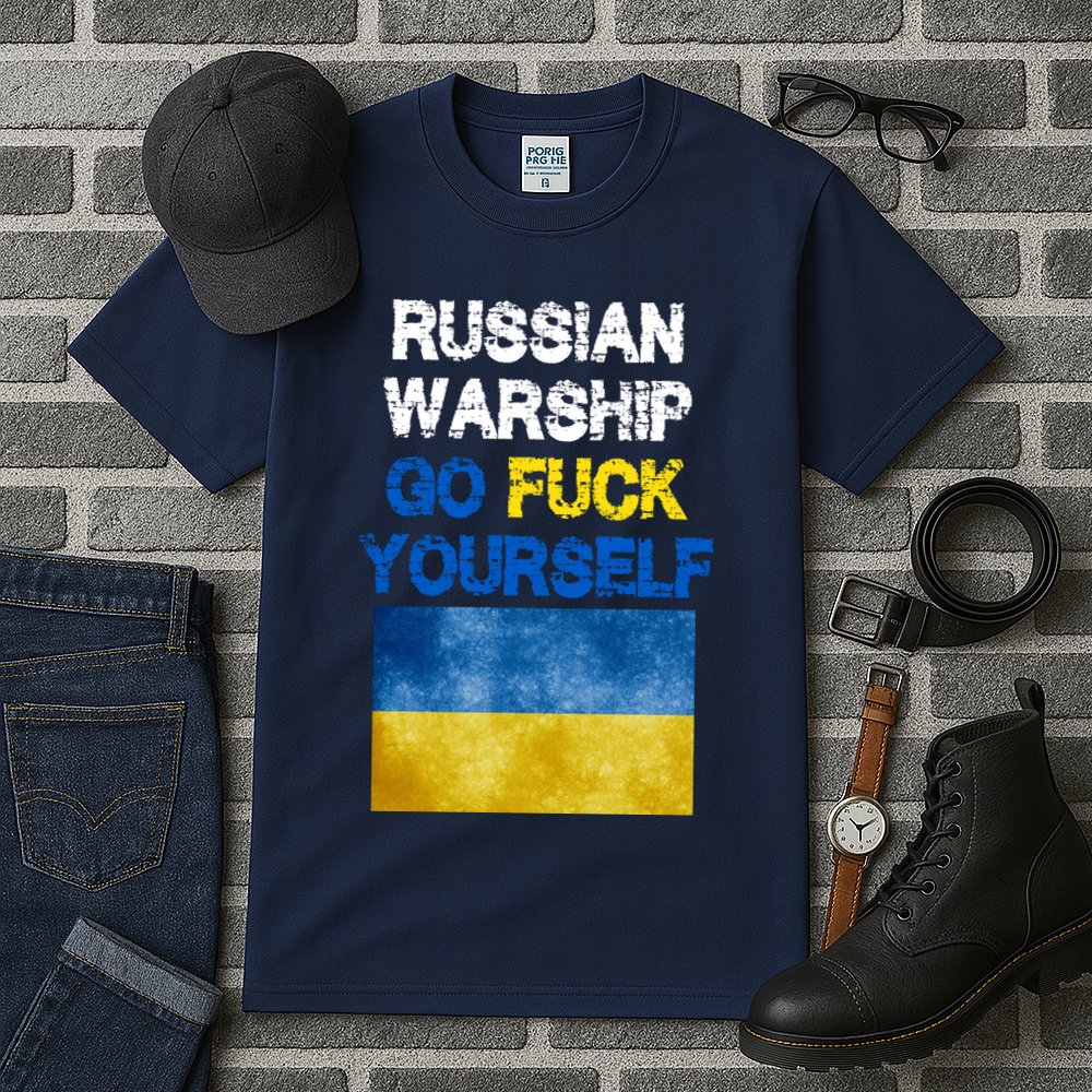 Russian Warship Go Fuck Yourself Tall T-Shirt