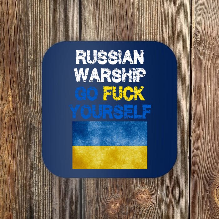 Russian Warship Go Fuck Yourself Coaster