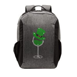 Rhinestone Wine Glasses Drinking St Patricks Day Girl Women Vector Backpack