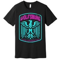 Retro Wolfsburg Germany Deutschland Vintage Air Cooled Rides Premium T-Shirt