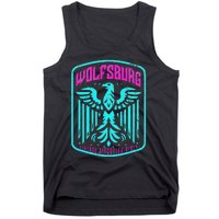 Retro Wolfsburg Germany Deutschland Vintage Air Cooled Rides Tank Top