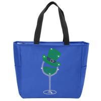 Rhinestone Wine Glasses Ing St Patricks Day Gift Zip Tote Bag