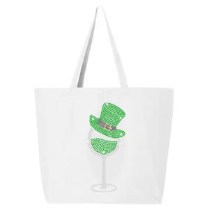 Rhinestone Wine Glasses Ing St Patricks Day Gift 25L Jumbo Tote