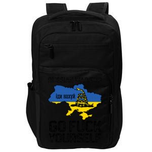 Russian Warship Go F Yourself Impact Tech Backpack