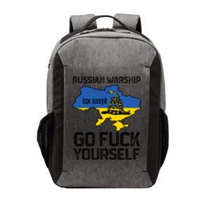 Russian Warship Go F Yourself Vector Backpack