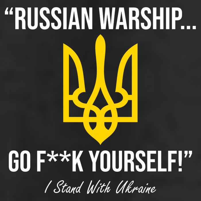Russian Warship Go F**K Yourself I Stand With Ukraine Adult Drive Performance Visor