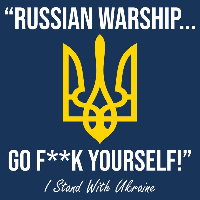 Russian Warship Go F**K Yourself I Stand With Ukraine Cool Comfort Performance Bucket Hat