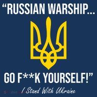 Russian Warship Go F**K Yourself I Stand With Ukraine Flatbill Hat