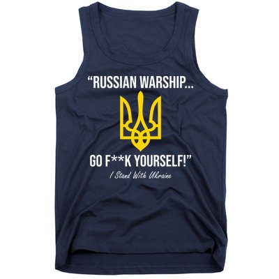 Russian Warship Go F**K Yourself I Stand With Ukraine Tank Top