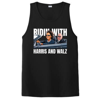 Ridin With Harris And Walz President Kamala Harris Tim Walz PosiCharge Competitor Tank