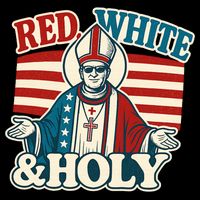 Red White & Holy Pope Leo XIV First American Pope  16 in Basic Backpack