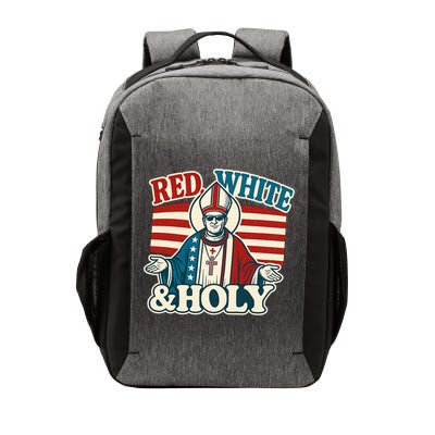 Red White & Holy Pope Leo XIV First American Pope  Vector Backpack