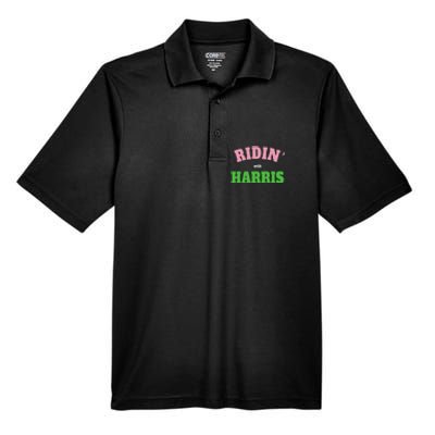 Ridin With Harris Democrat Men's Origin Performance Pique Polo