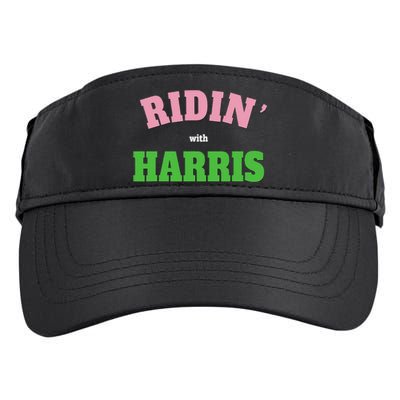 Ridin With Harris Democrat Adult Drive Performance Visor