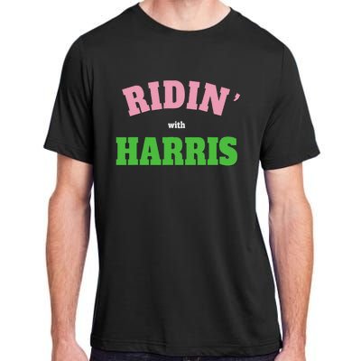 Ridin With Harris Democrat Adult ChromaSoft Performance T-Shirt